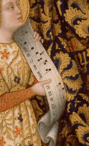 Gentile da Fabriano, The Coronation of the Virgin, detail lower left